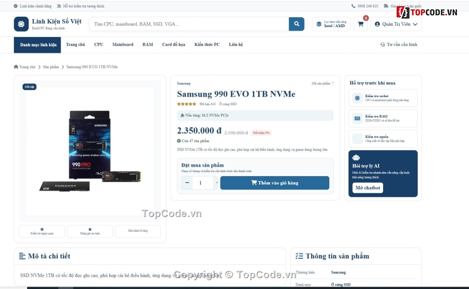 website in áo,Đồ án,website bán máy tính